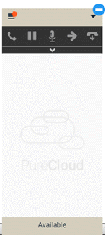 Genesys Cloud client logged on Genesys Cloud client logged on