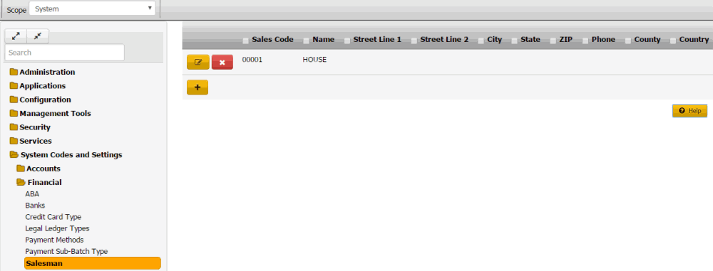 Salesman panel Salesman panel
