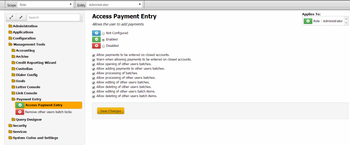 Permission and policy example Permission and policy example
