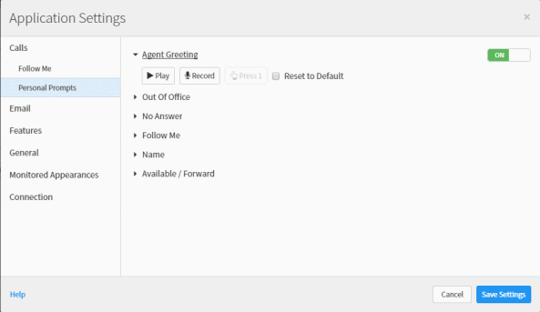 PureConnect Release Notes - Interaction Connect Personal Prompts