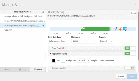 PureConnect Release Notes - Interaction Connect Alert Configuration