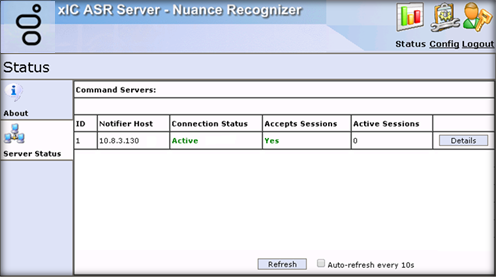 ASR Technical Reference - Open the Web Configuration Interface