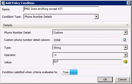 Interaction Dialer Manager Help - Setting Phone Number Details to Custom