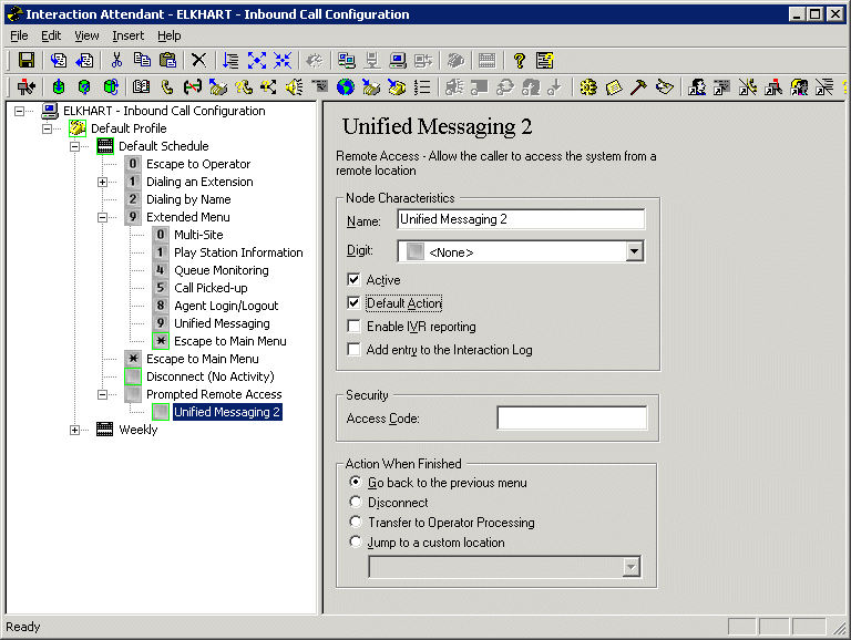 Interaction Administrator Help Enable Voicemail Password Prompts