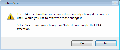 Interaction Optimizer Administration Help - RTA Exception Conflicts