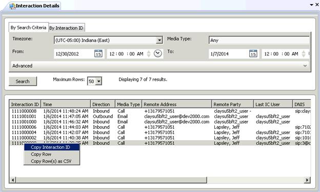 Interaction Tracker Help Copying Tracker Information To The Clipboard