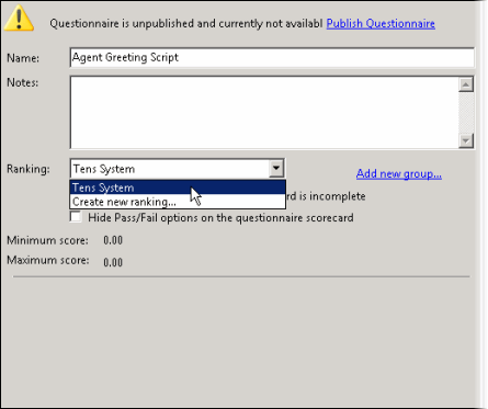 Attribution d’un classement