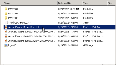 Interaction Recorder Technical Reference - Viewing the Archiving Volume ...