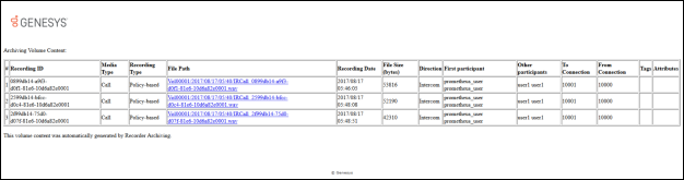 Interaction Recorder Technical Reference - Displaying a List of ...