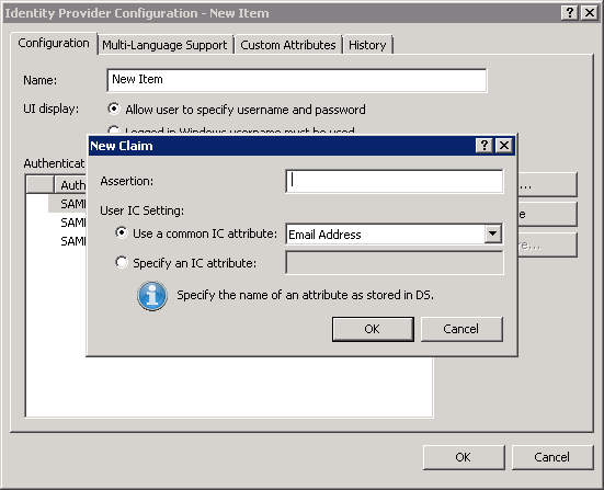 SSO Identity Providers Technical Reference - Import SAML 2.0 metadata ...