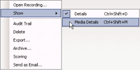Show Media Details Pane