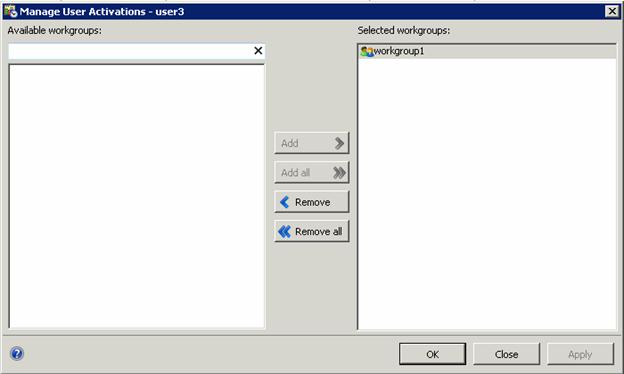 Interaction Supervisor Help - Manage User Activations