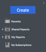 PureConnect CX Insights Help - Designer Left Panel