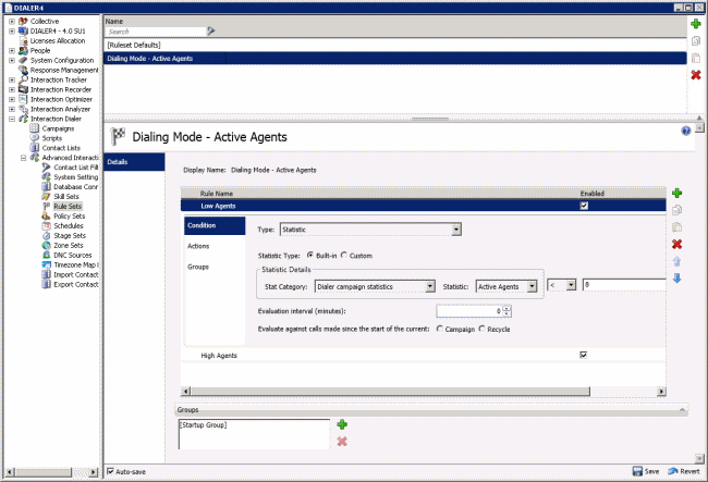Interaction Dialer Manager Help - Understand Rule Sets and Rule Groups